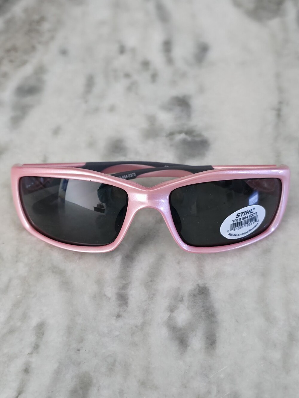 STIHL | Cotton Candy Pink Polarized Sunglasses - Smoke Lens - 99% UV Protection